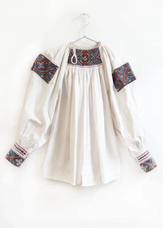 Malina Vintage Peasant Top sold by Matta