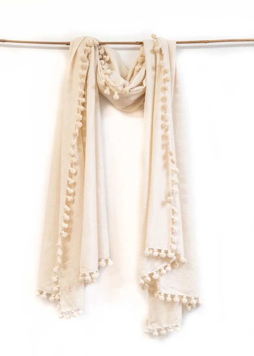 Dupatta Noor Shawl, White sold by Matta product image thumbnail 2