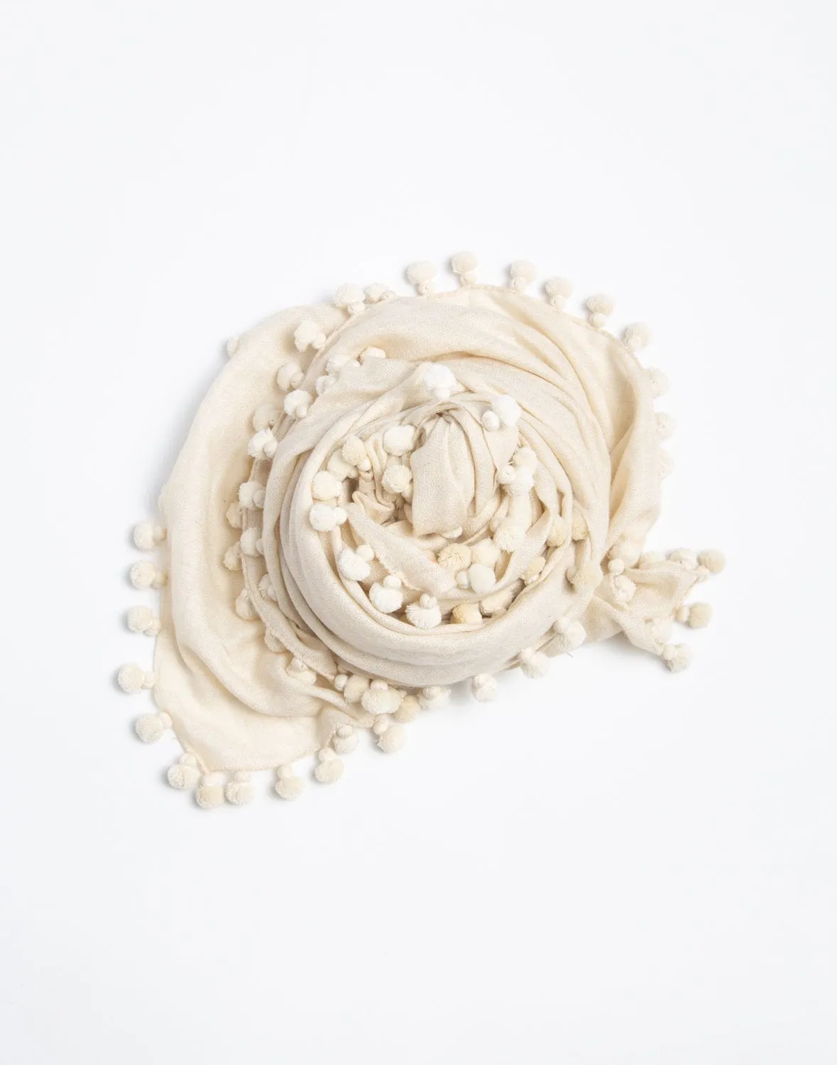 Dupatta Noor Shawl, White sold by Matta