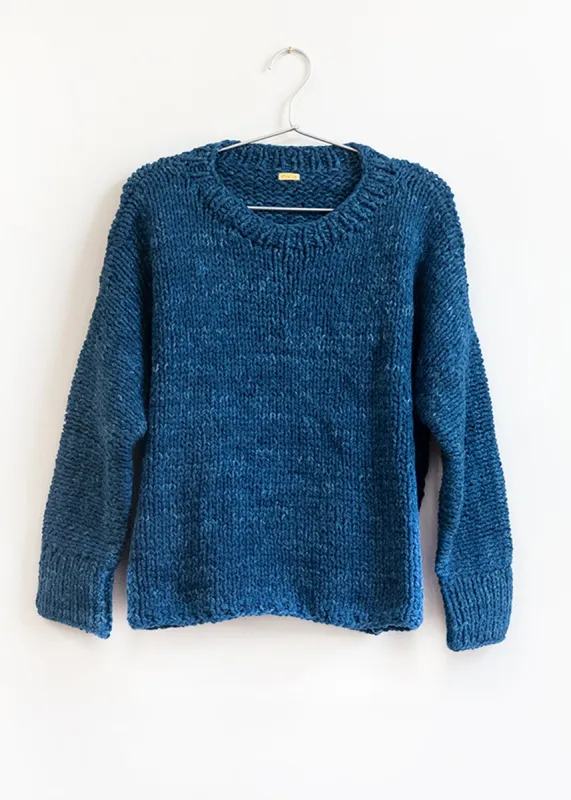 Chiara Cotton Hand Knit Sweater made by Matta