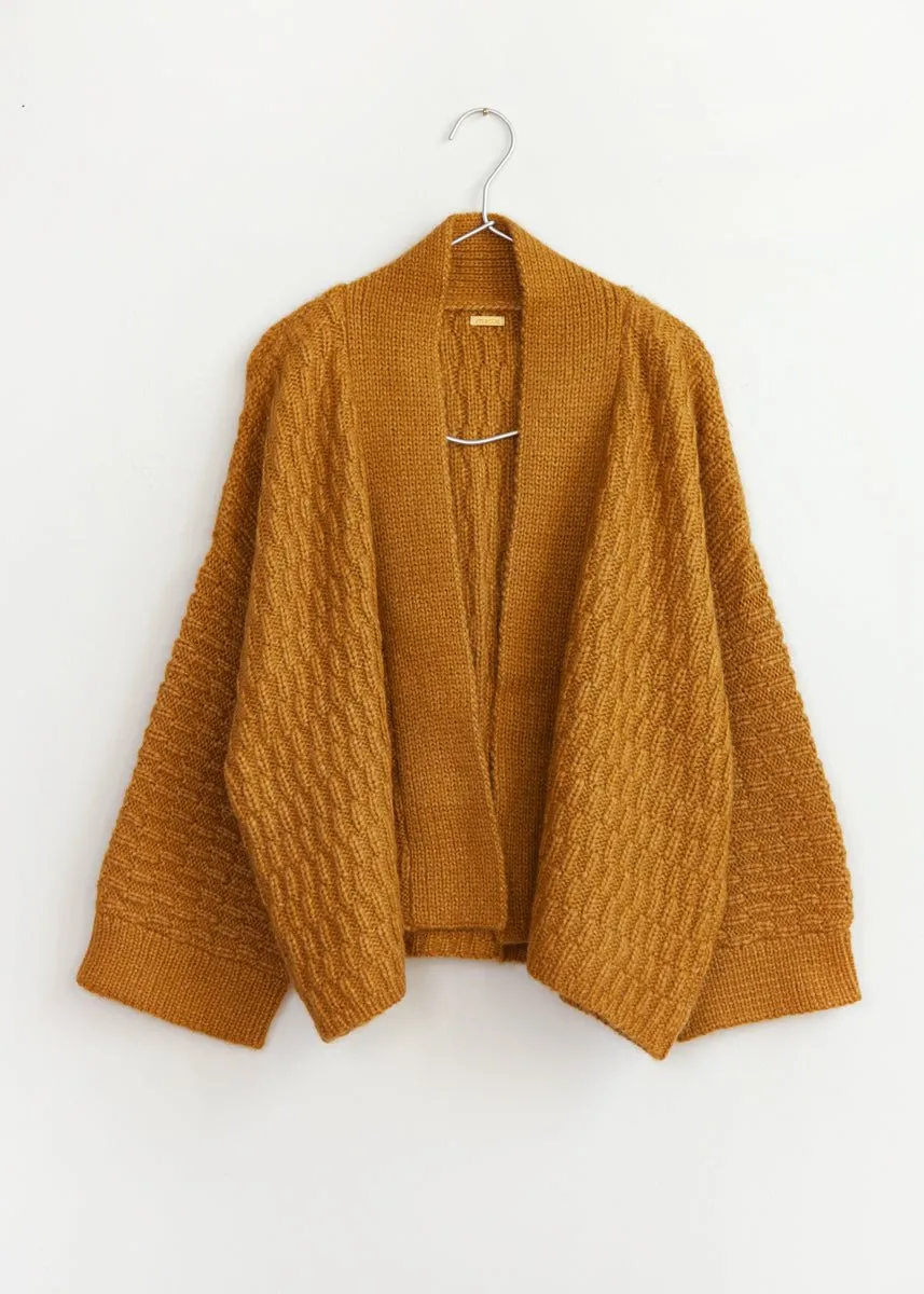 Kimono Alpaca Jacket - Mustard sold by Matta