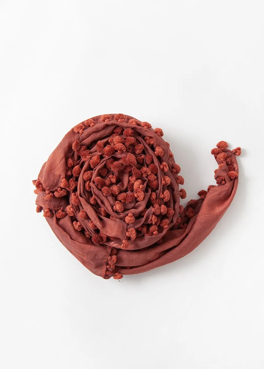 Dupatta Plain Shawl, Caramel sold by Matta