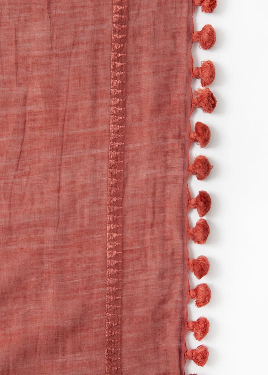 Dupatta Plain Shawl, Caramel sold by Matta product image thumbnail 2