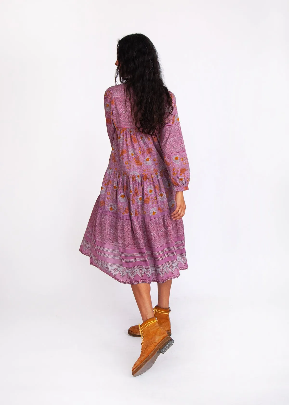 Yamini Booj Dress Overdye, Grey sold by Matta product image thumbnail 3