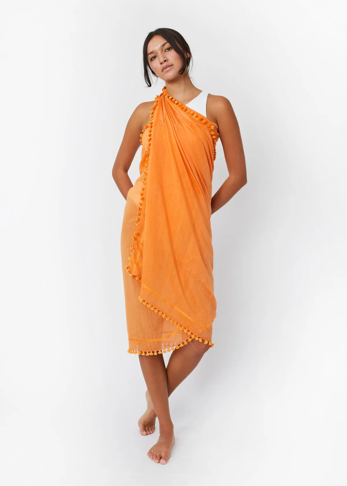 Dupatta Plain Shawl, Marigold sold by Matta product image thumbnail 2