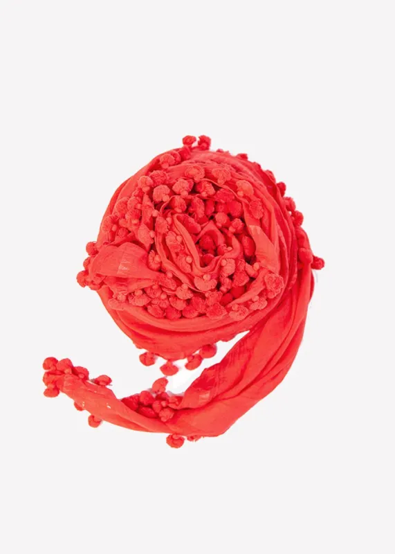 Dupatta Plain Shawl, Poppy sold by Matta