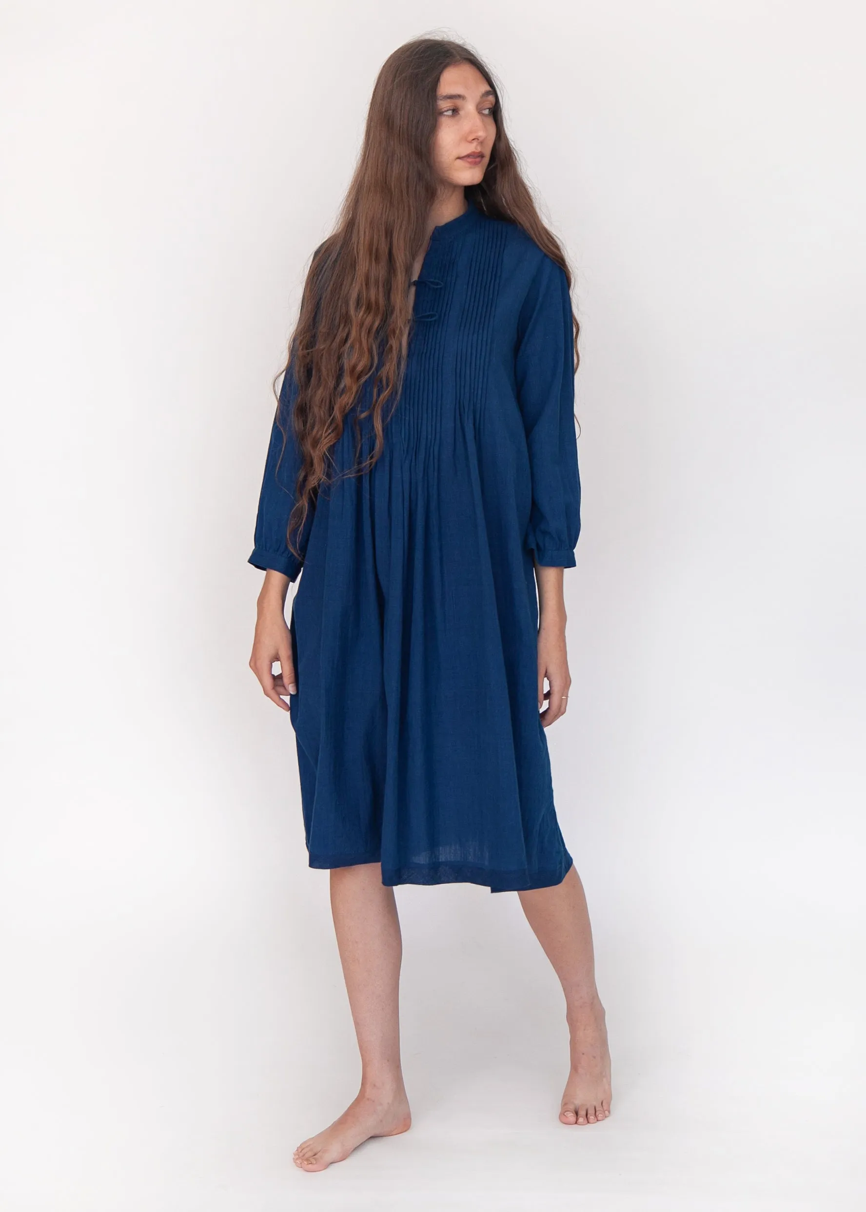 Aditi Natural Indigo Dress sold by Matta product image thumbnail 4