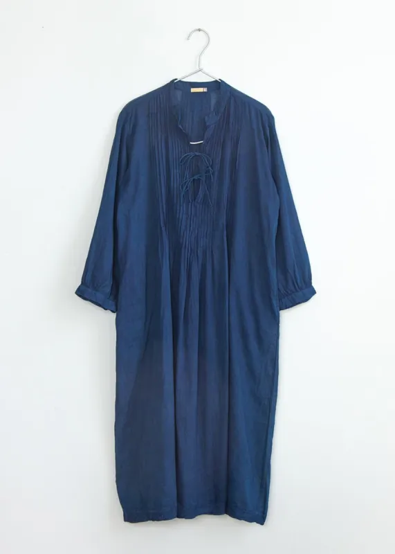 Aditi Natural Indigo Dress sold by Matta