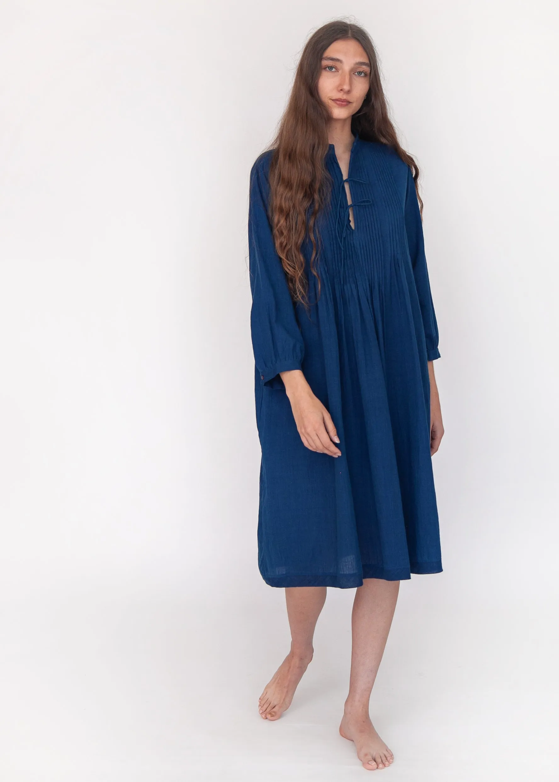 Aditi Natural Indigo Dress sold by Matta product image thumbnail 2