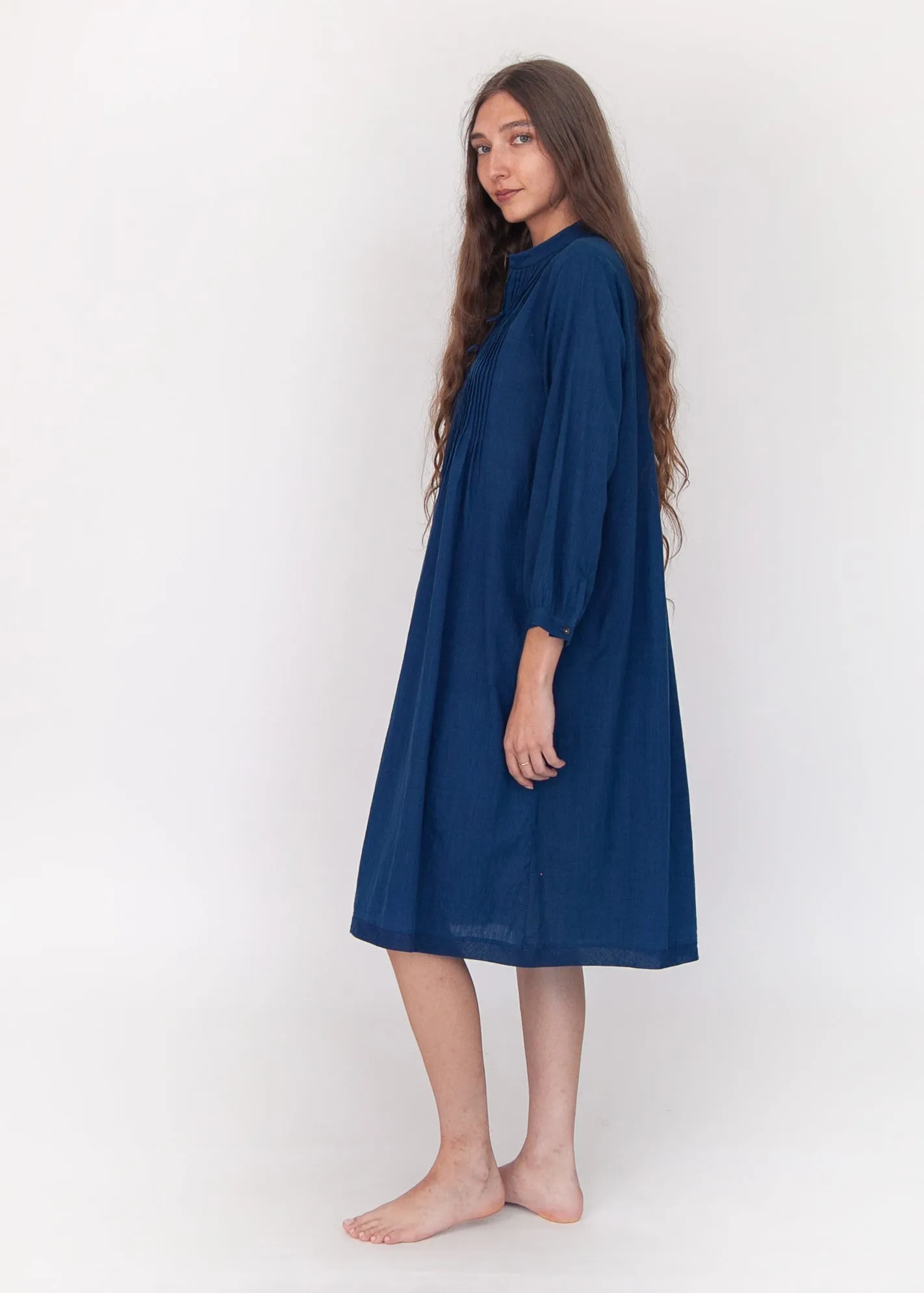 Aditi Natural Indigo Dress sold by Matta product image thumbnail 5