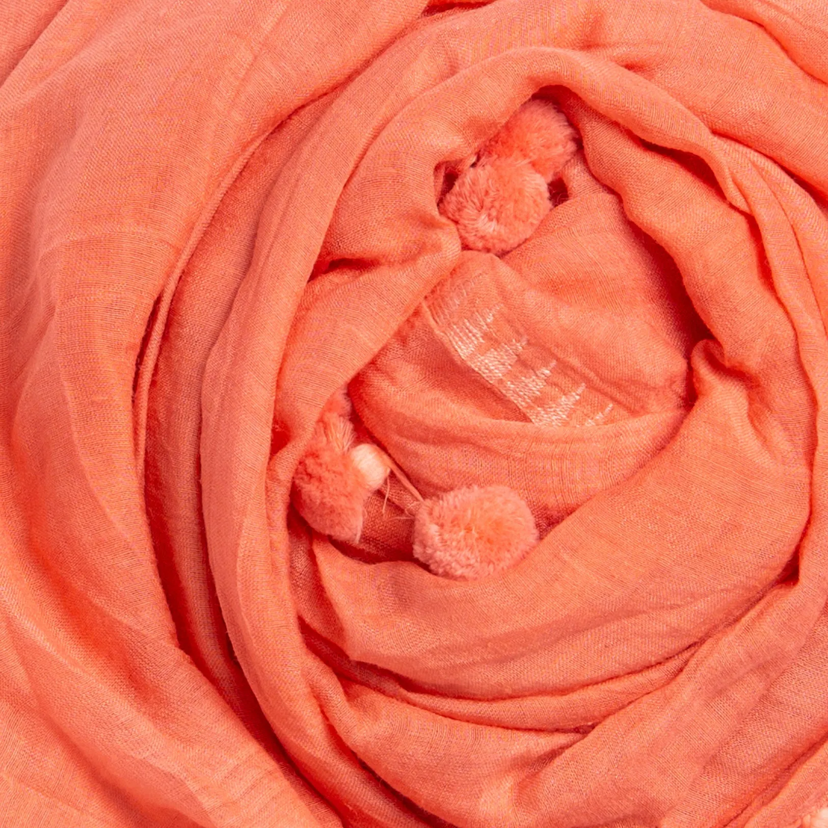 Dupatta Plain Shawl, Coral sold by Matta product image thumbnail 3
