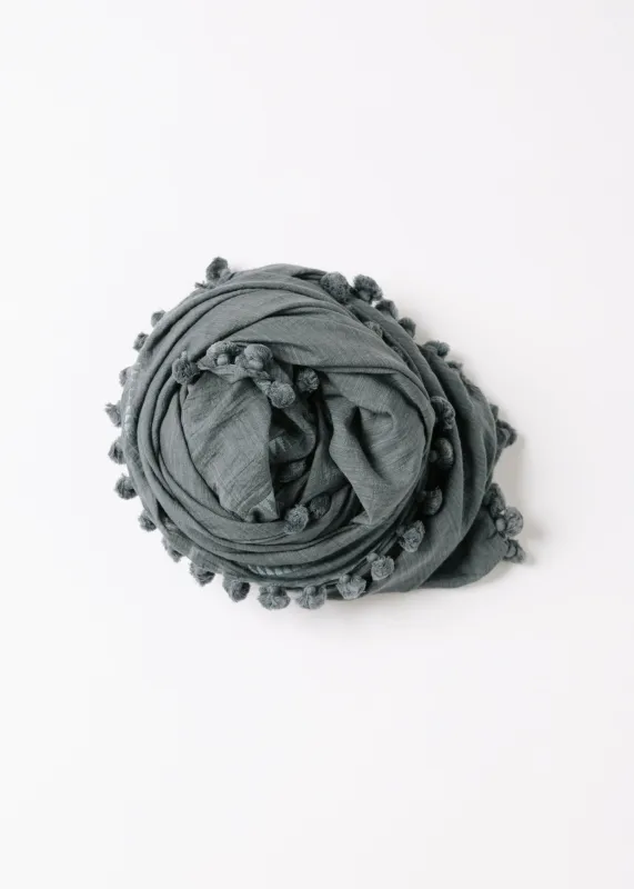 Dupatta Natural Shawl, Charcoal sold by Matta