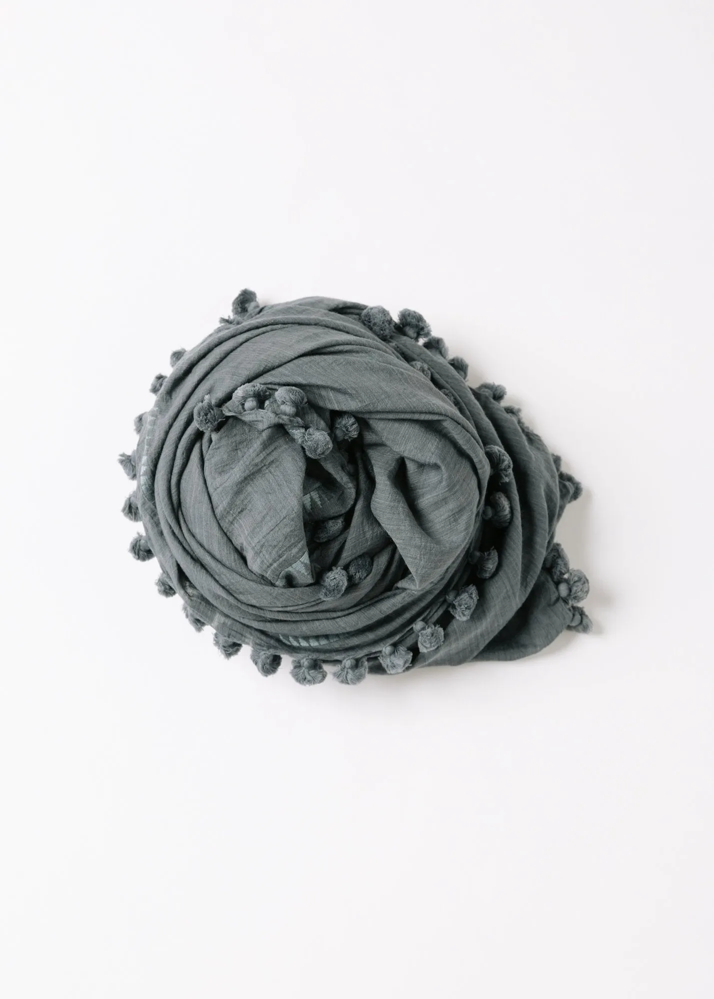 Dupatta Natural Shawl, Charcoal sold by Matta