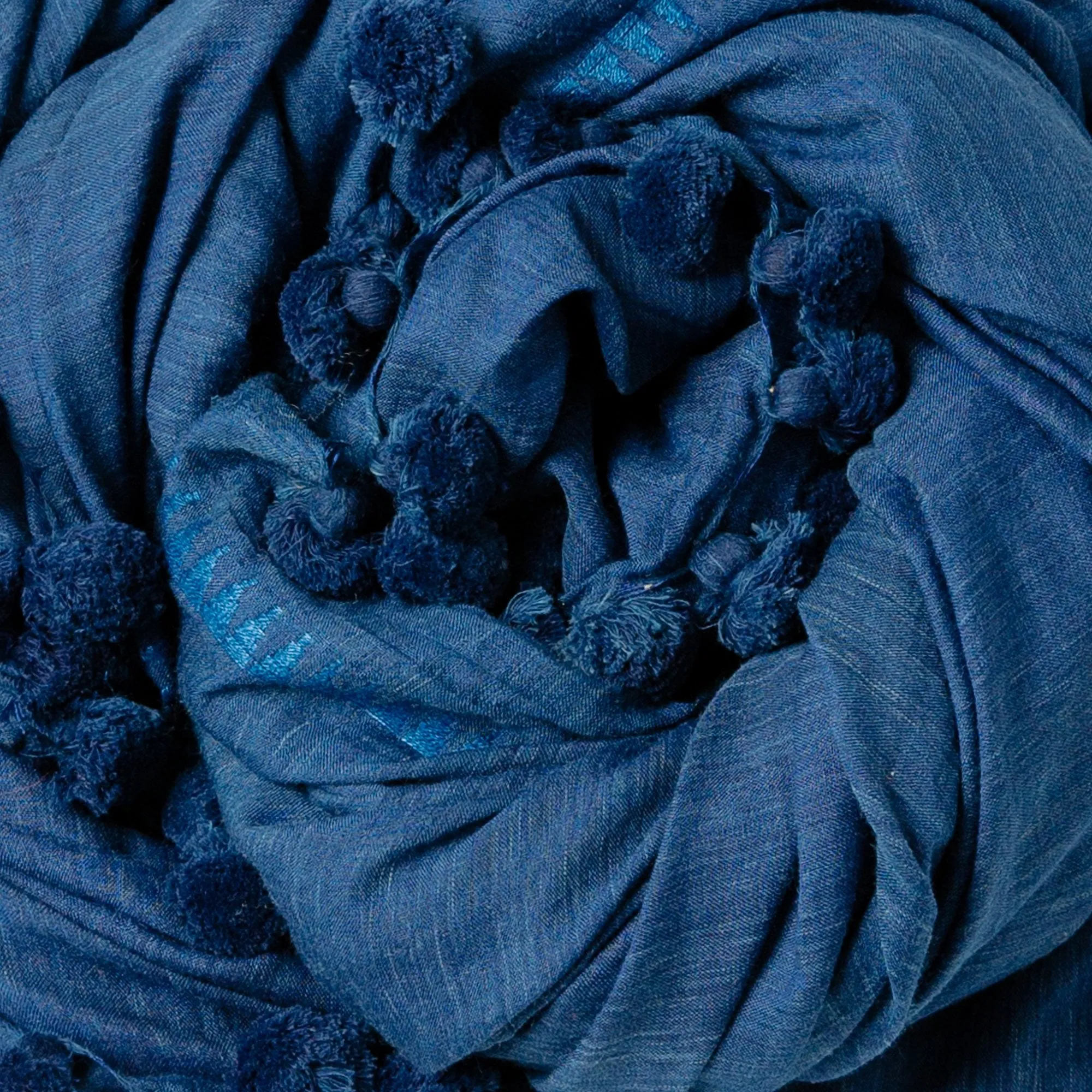 Dupatta Natural Shawl, Indigo sold by Matta product image thumbnail 2