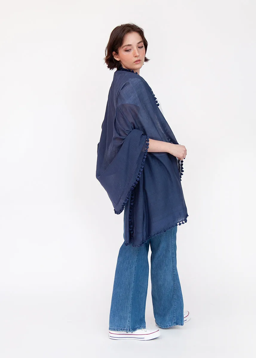 Dupatta Plain Shawl, Midnight sold by Matta product image thumbnail 2