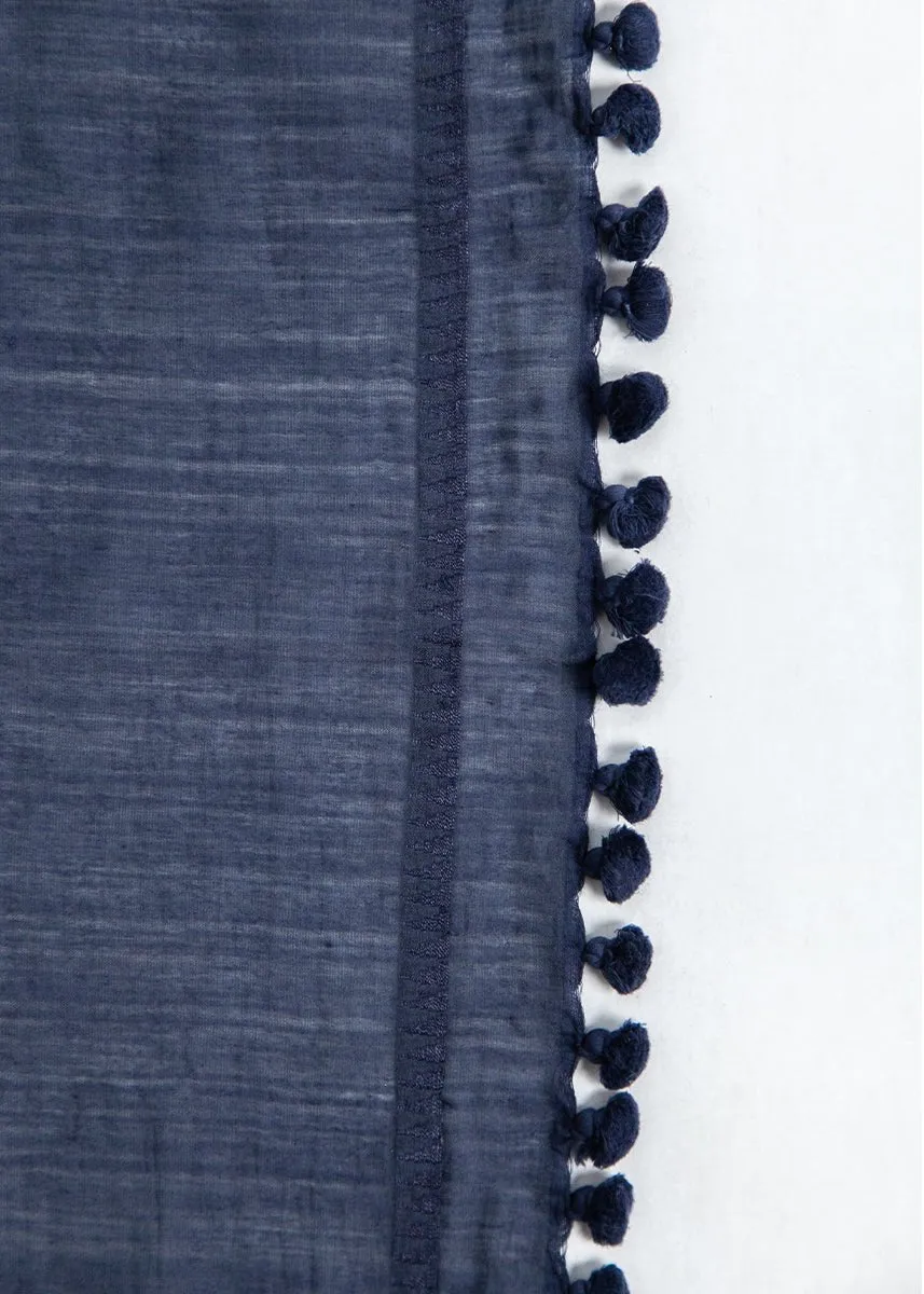 Dupatta Plain Shawl, Midnight sold by Matta product image thumbnail 4
