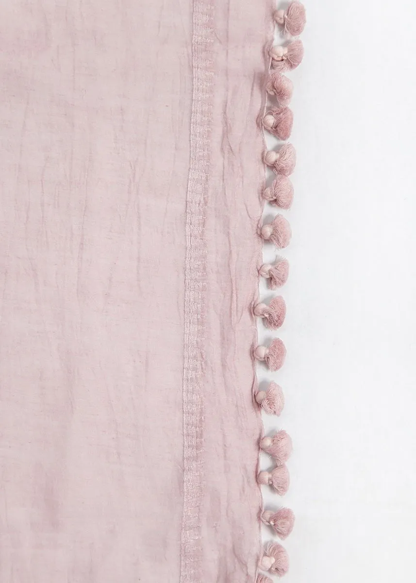 Dupatta Plain Shawl, Mauve sold by Matta product image thumbnail 2