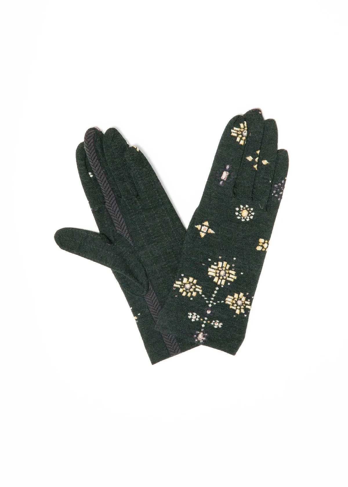 Antipast Sock Knit Gloves 486 - Dark Green sold by Matta