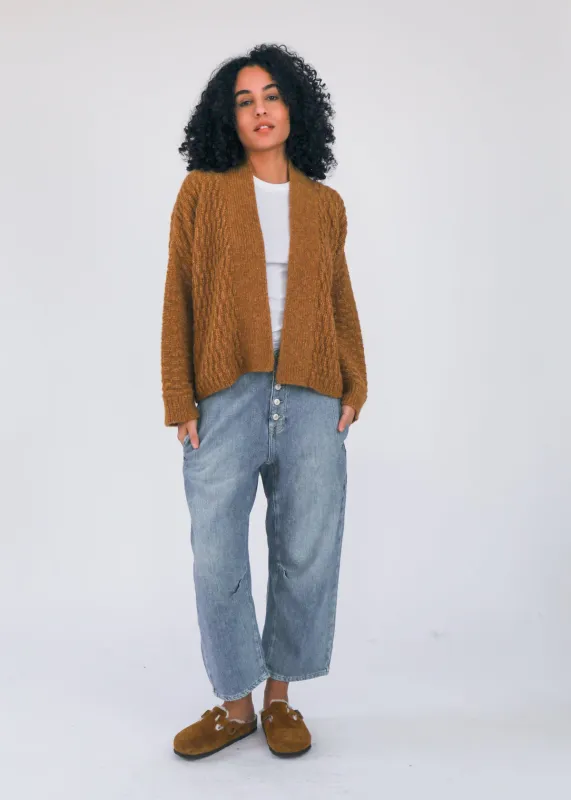 Kimono Alpaca Jacket - Camel sold by Matta