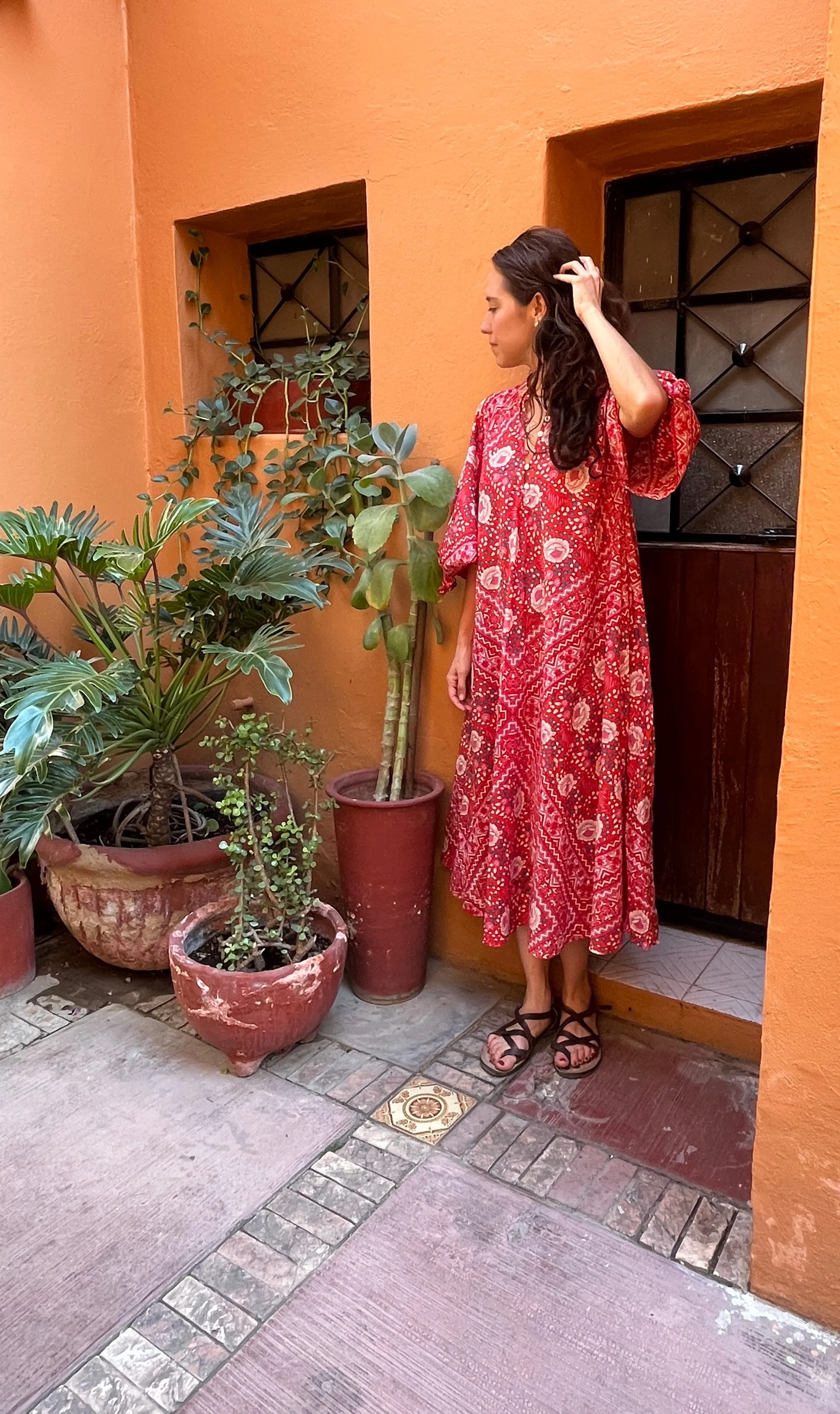 Manasi Booj Dress - Poppy sold by Matta product image thumbnail 3