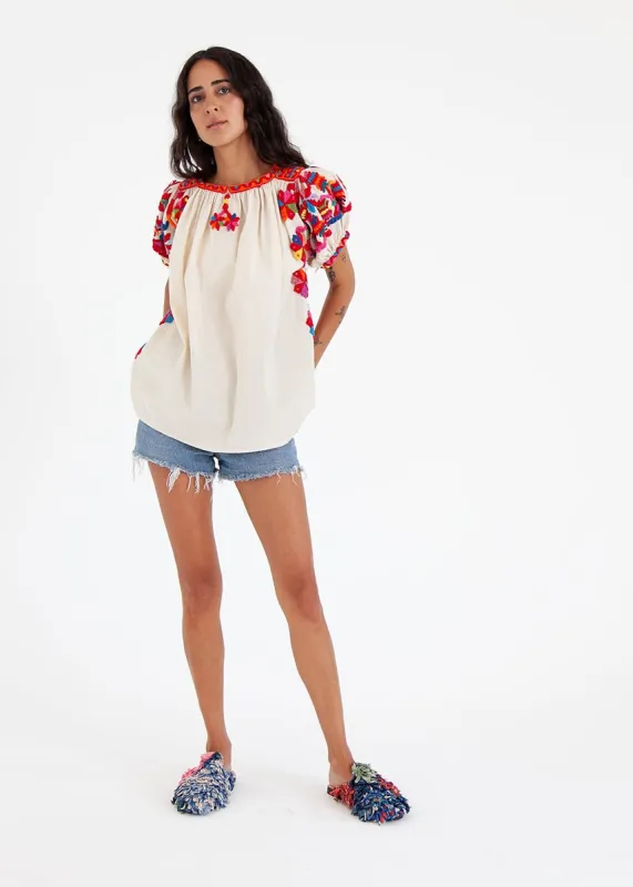 Citlalime Hand Embroidered Top made by Matta