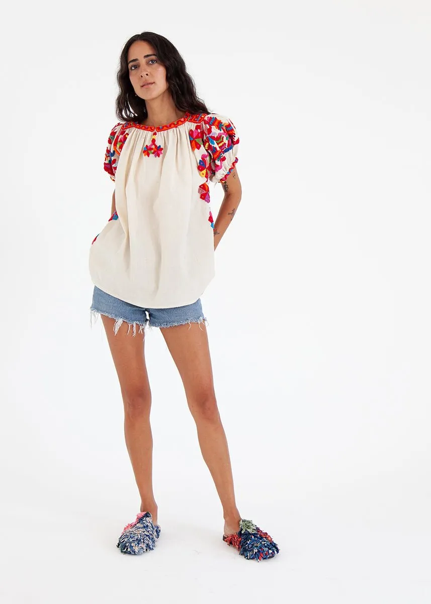 Citlalime Hand Embroidered Top sold by Matta