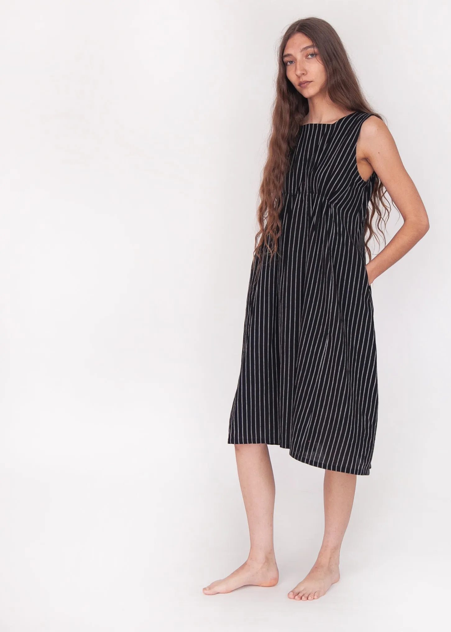Granita Stripe Dress - Nero sold by Matta product image thumbnail 3