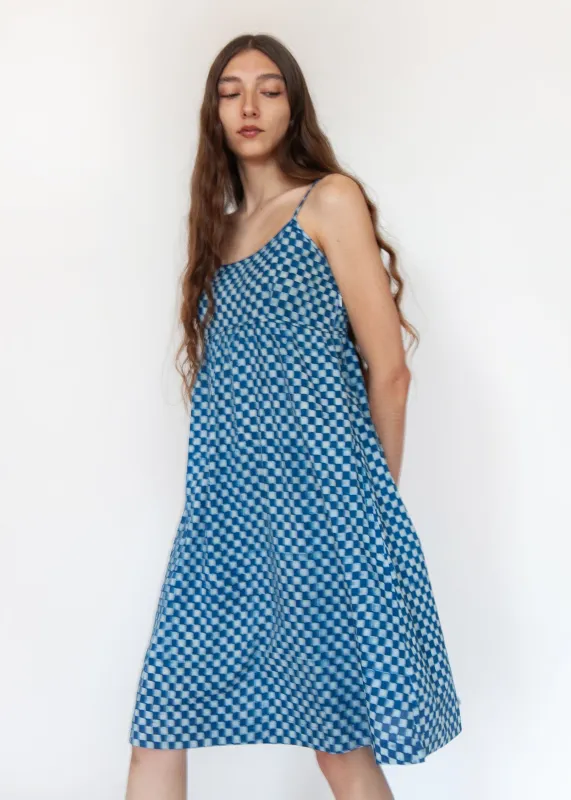 Gaia Ananta Slip Dress - Natural Indigo made by Matta