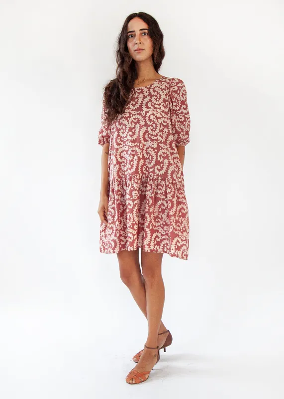 Kenia Nandini Dress - Rust sold by Matta