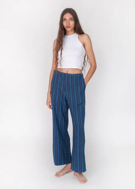 Louise Modern Stripe Pant - Blue made by Matta