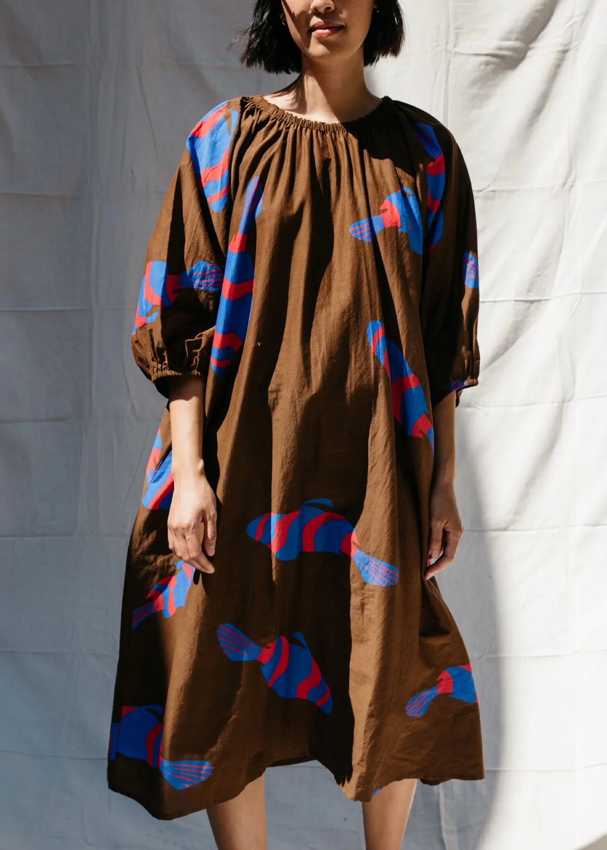 Nikki Chasin Ballad Fish Dress - Chocolate sold by Matta