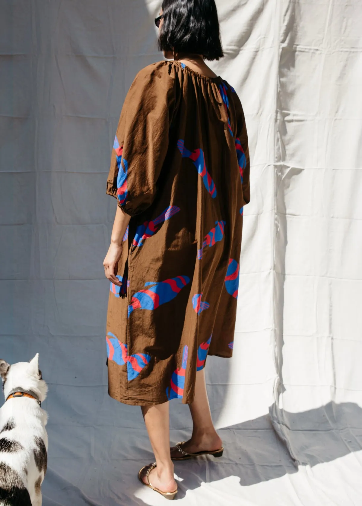 Nikki Chasin Ballad Fish Dress - Chocolate sold by Matta product image thumbnail 3