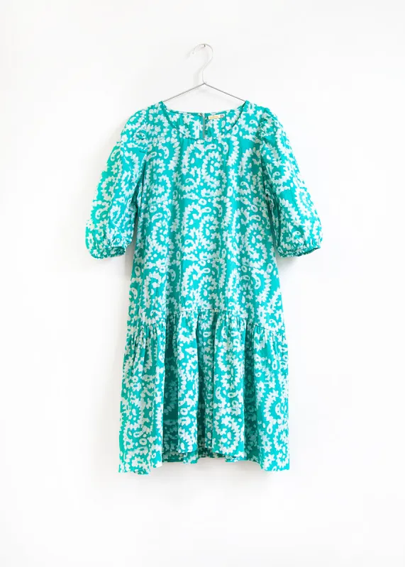 Kenia Nandini Dress - Teal made by Matta