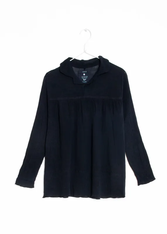 Maku Susan Top - Navy made by Maku the Label