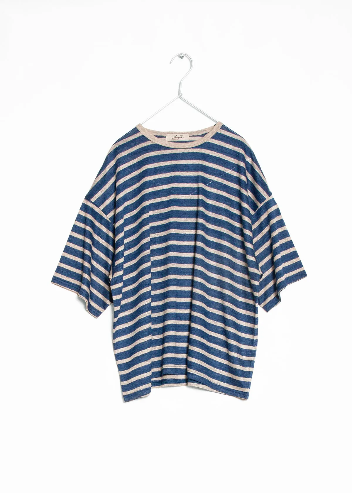 Ichi Antiquitiés Stripe Knit Pullover - Blue/Natural sold by Matta