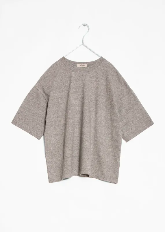 Ichi Antiquitiés Thermal Knit Pullover - Grey made by Ichi