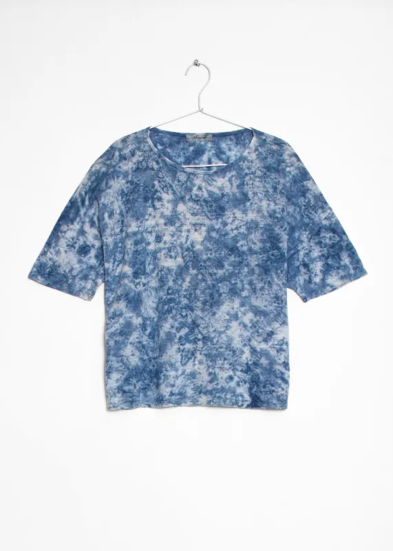 Ichi Antiquites Style 163 Tie Dye Jersey Pullover made by Ichi