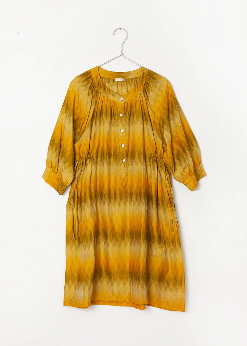 Shireen Ikat Shirtdress - Sunshine sold by Matta