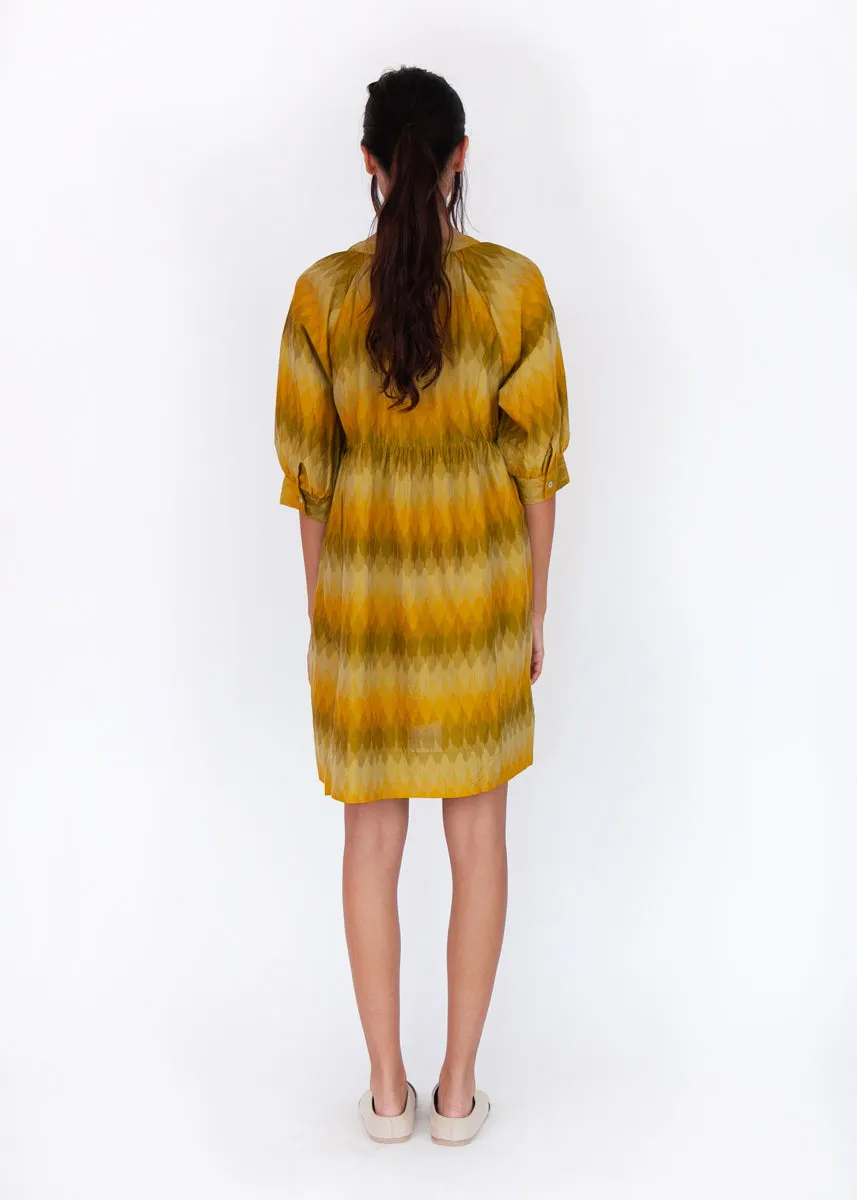 Shireen Ikat Shirtdress - Sunshine sold by Matta product image thumbnail 5