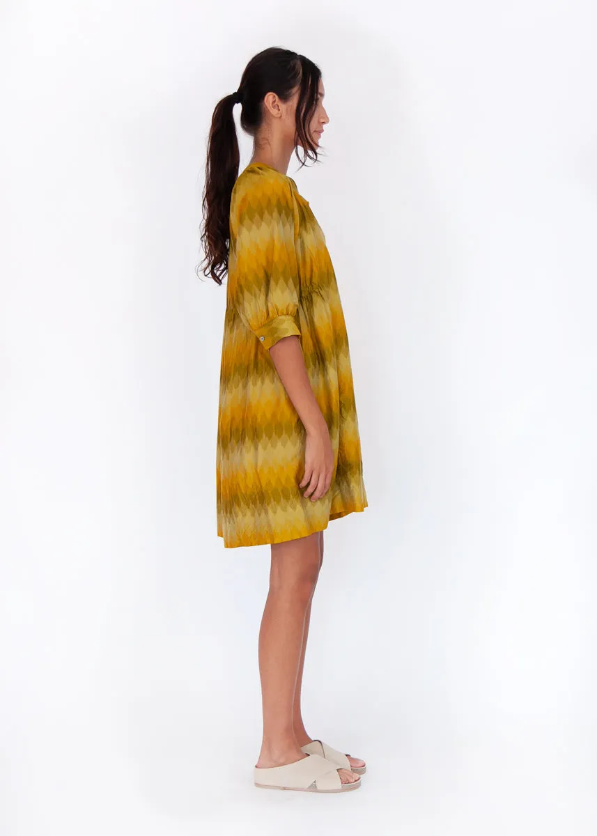 Shireen Ikat Shirtdress - Sunshine sold by Matta product image thumbnail 4