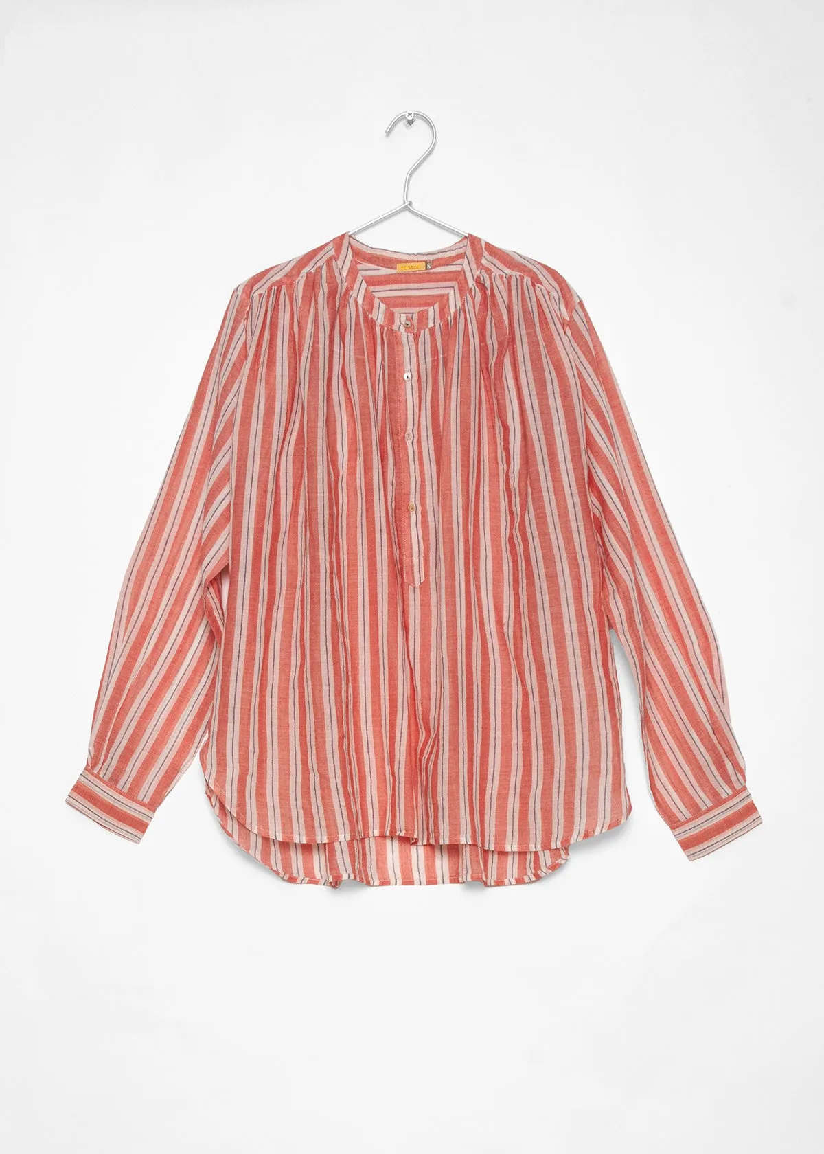 Bheeti Stripes Top - Tomato sold by Matta