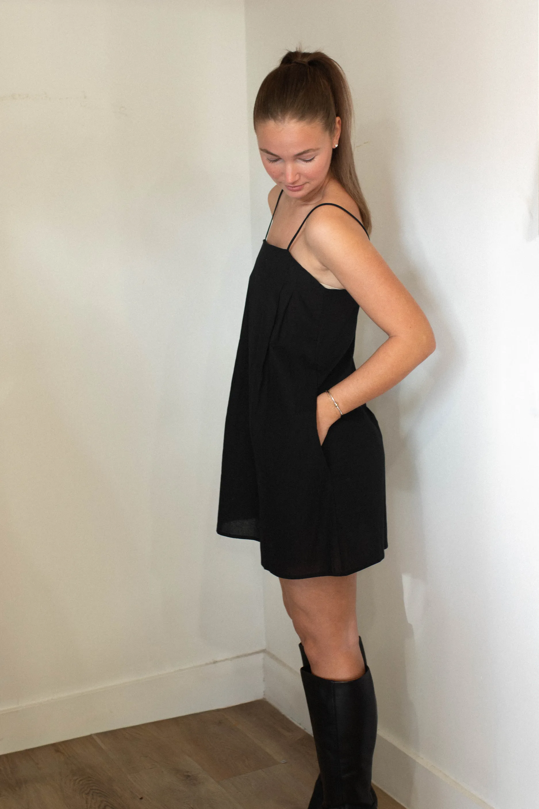 Plain Sweetheart Cami Dress - Black sold by Maude product image thumbnail 3