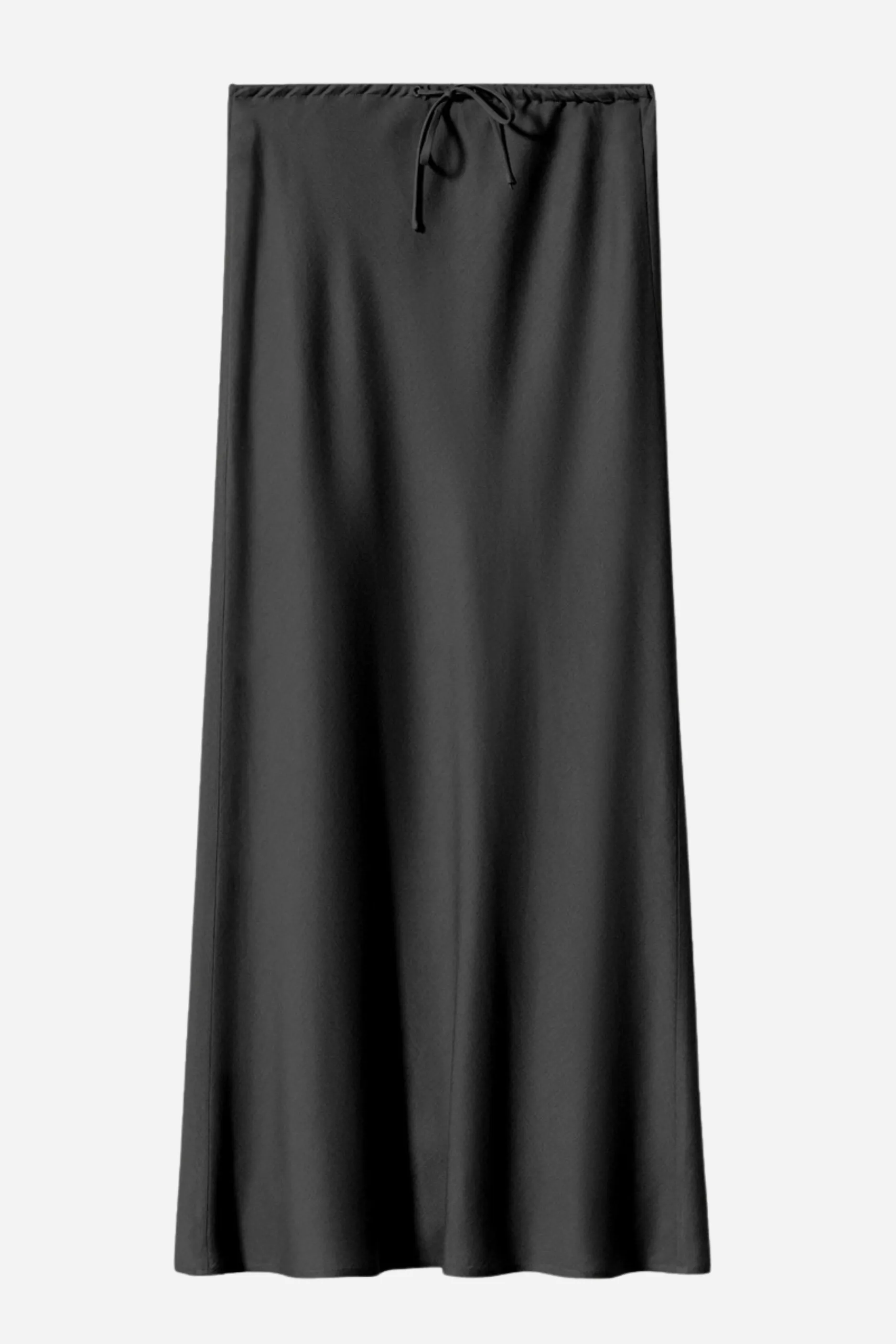 Satin Maxi Skirt - Black sold by Maude