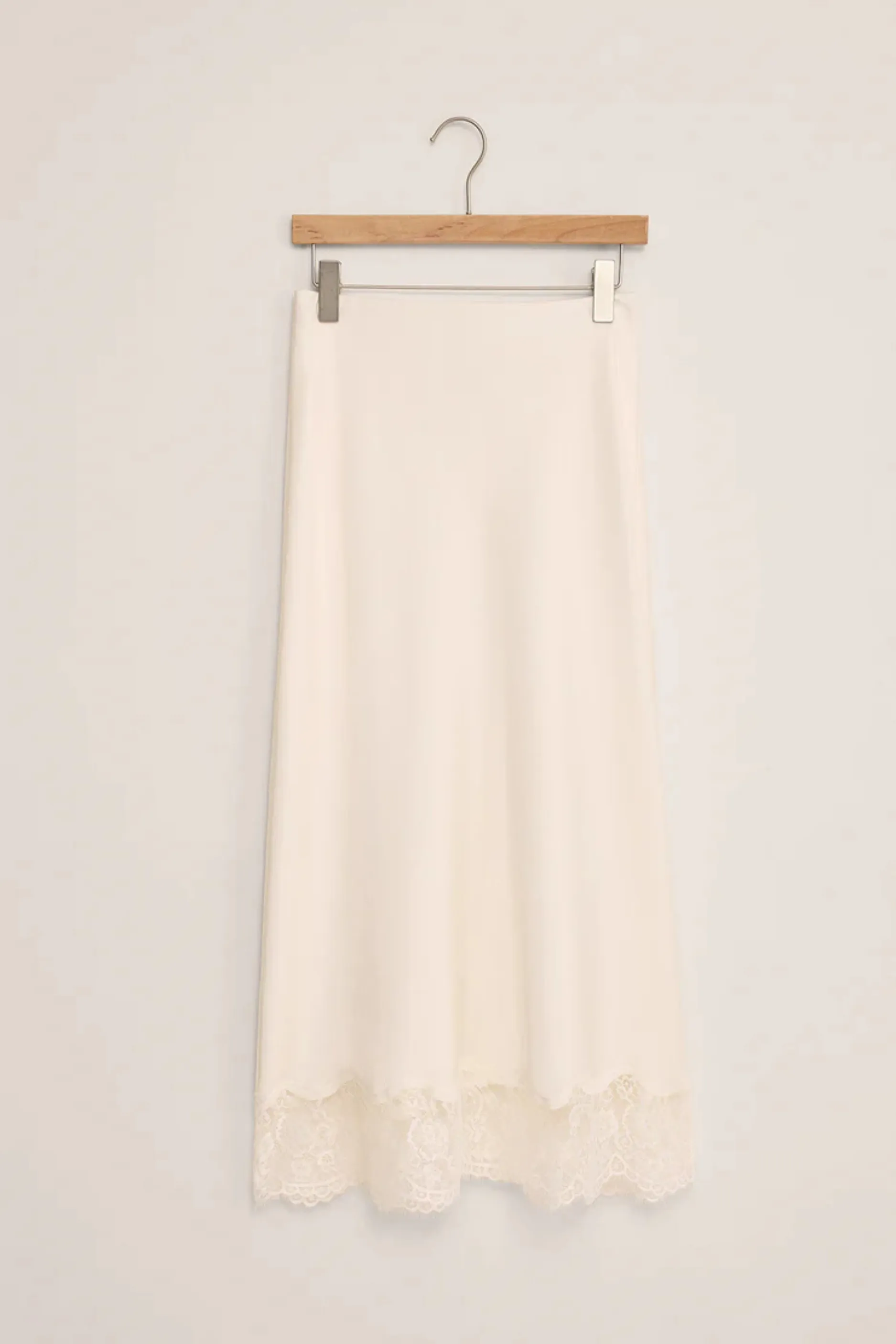 Cinder Lace Midi Skirt - Cloud sold by Maude product image thumbnail 3