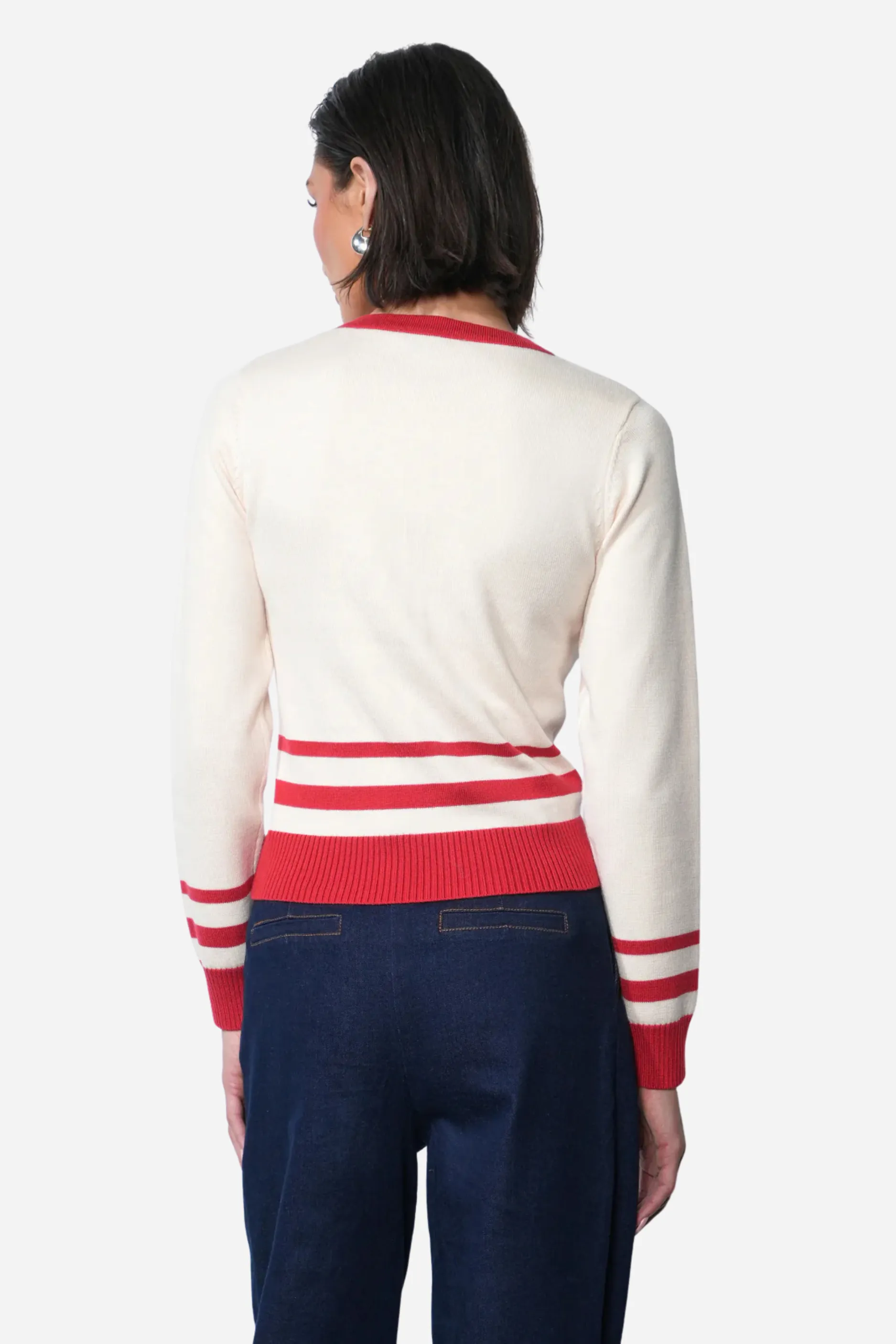 Piper V-Neck Cardigan sold by Maude product image thumbnail 4