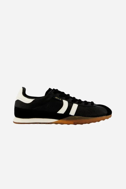 Coolway - Mile Sneakers - Black Leather sold by Maude
