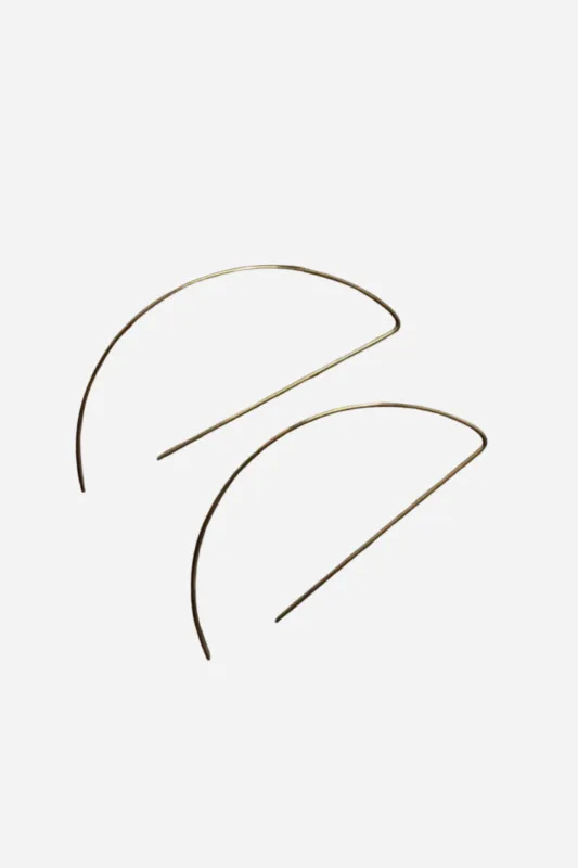 18K Emily Hoop Earrings sold by Maude