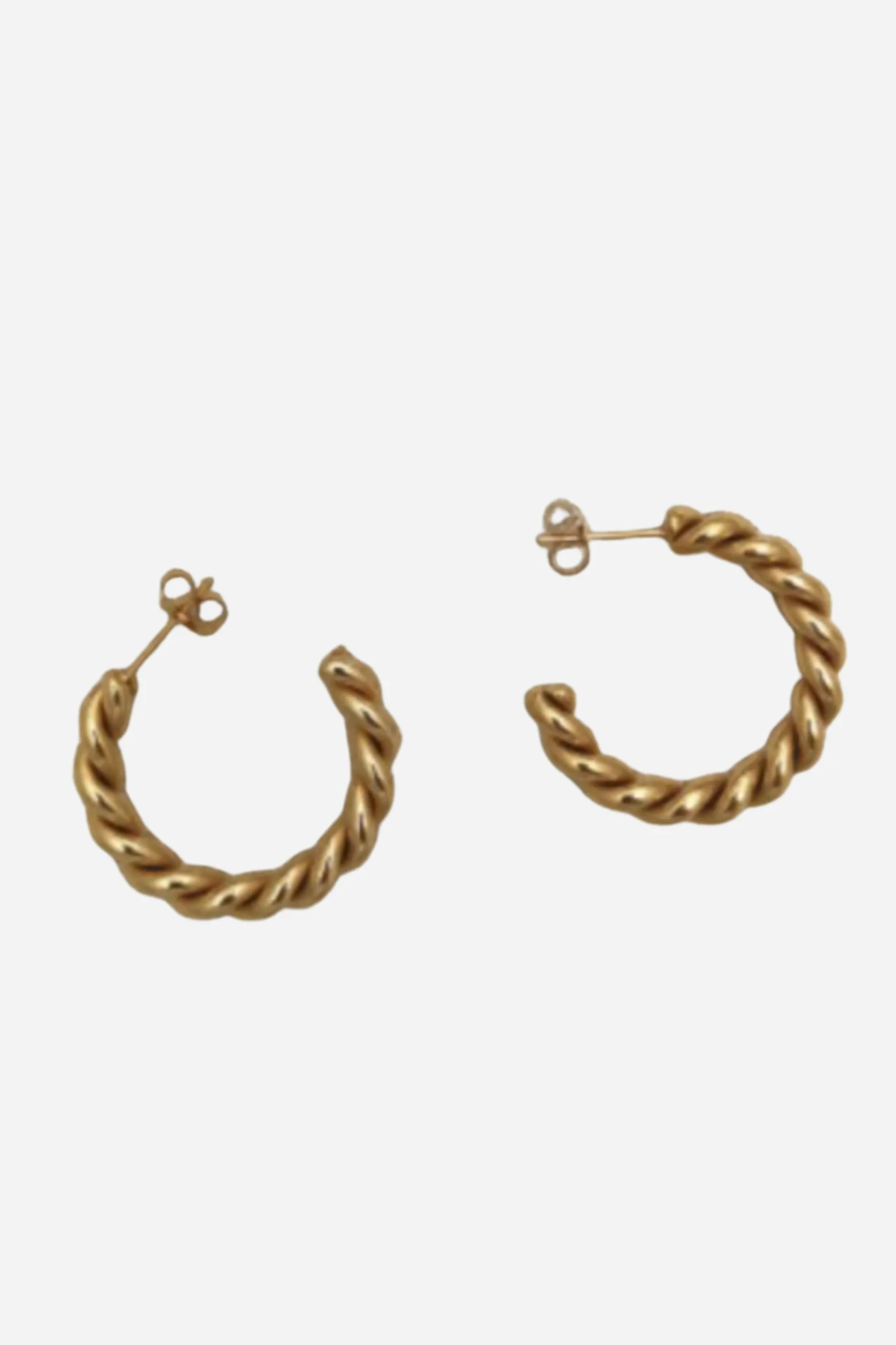 18K Lillian Hoop Earrings sold by Maude