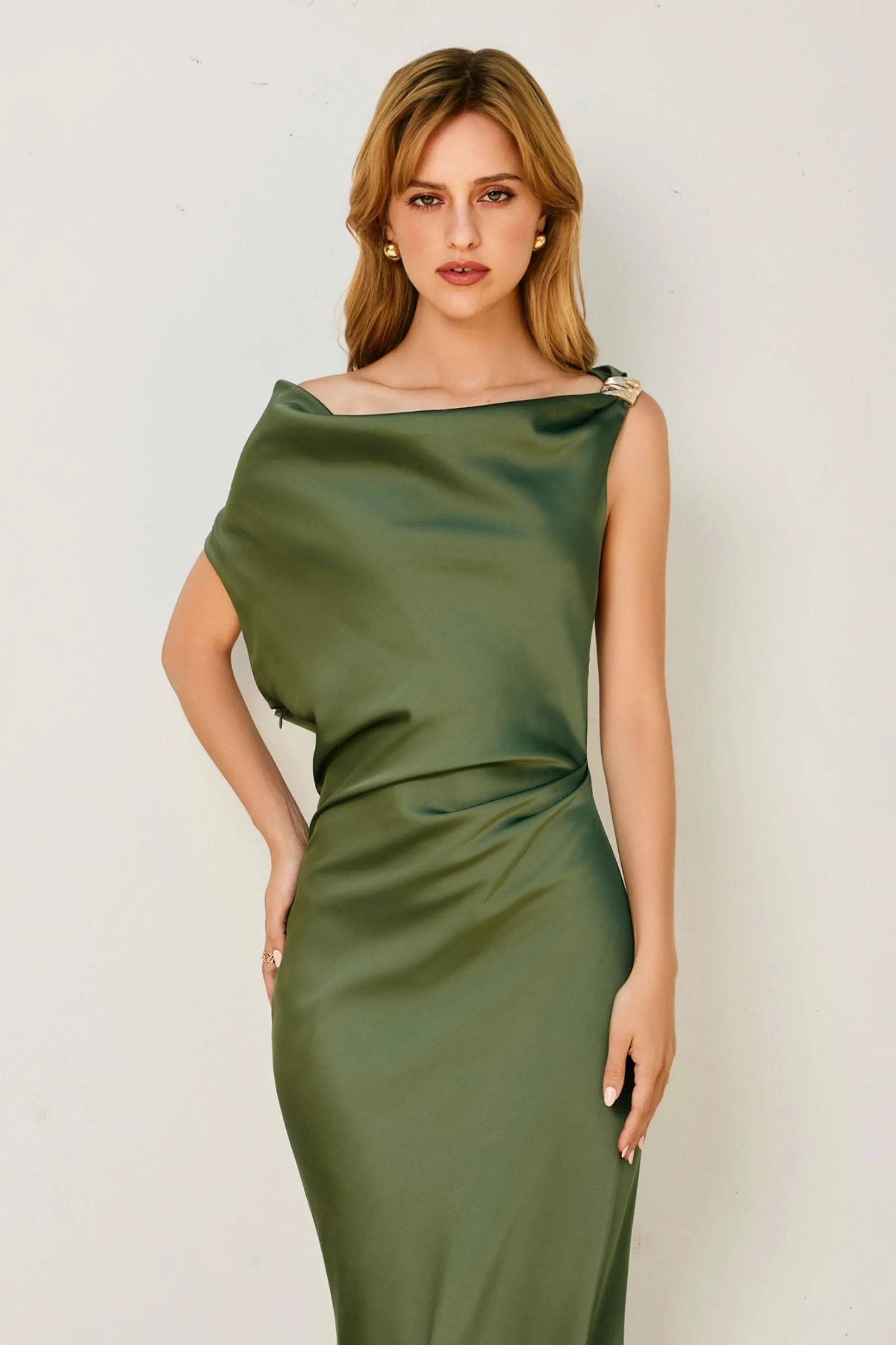 Camila Midi Dress - Green sold by Maude product image thumbnail 2