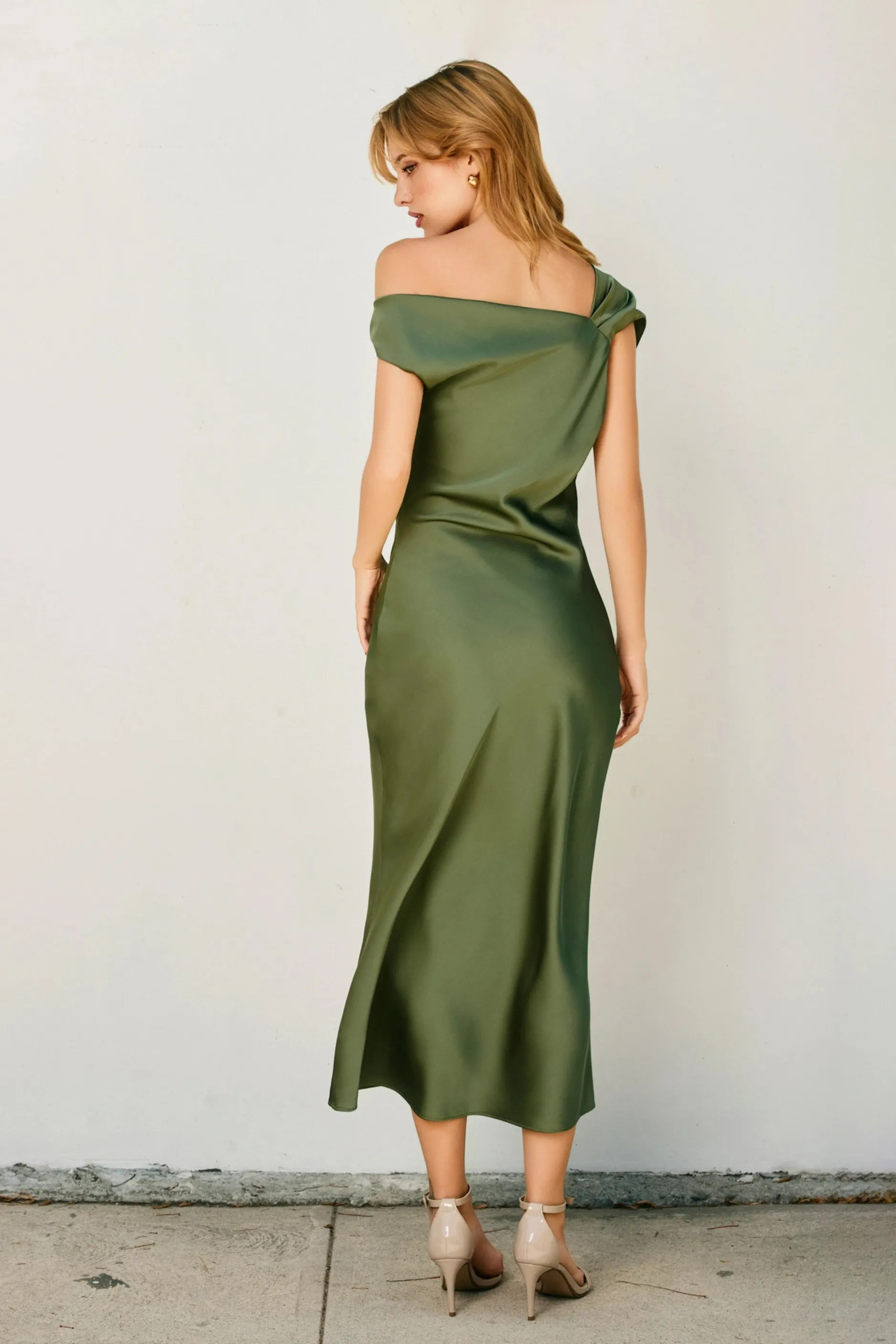Camila Midi Dress - Green sold by Maude product image thumbnail 3